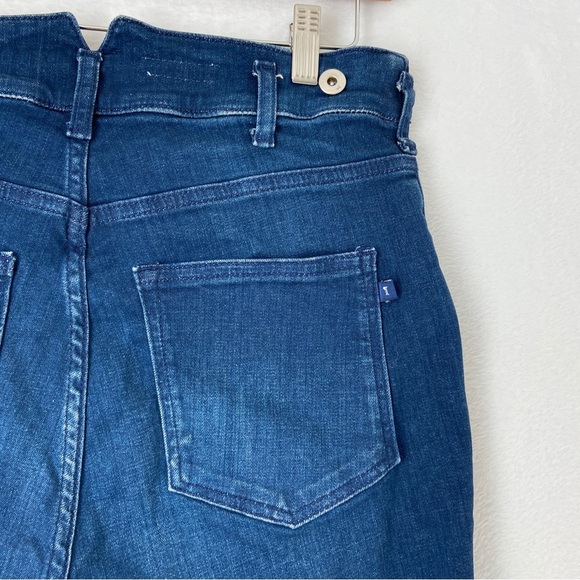 Pilcro Anthropologie Womens Blue Denim The Pier Relaxed Trouser Jeans Size 27 - Picture 11 of 16